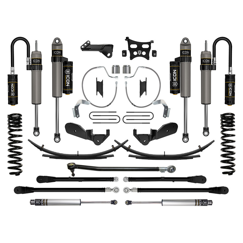 ICON 2023 Ford F-250/F-350 Super Duty 4WD Gas, 4.5" Lift, Stage 6 Suspension System w/ Expansion Packs